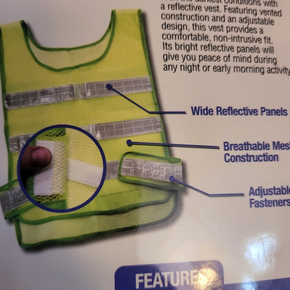 Reflective vest. - Picture 2 of 3